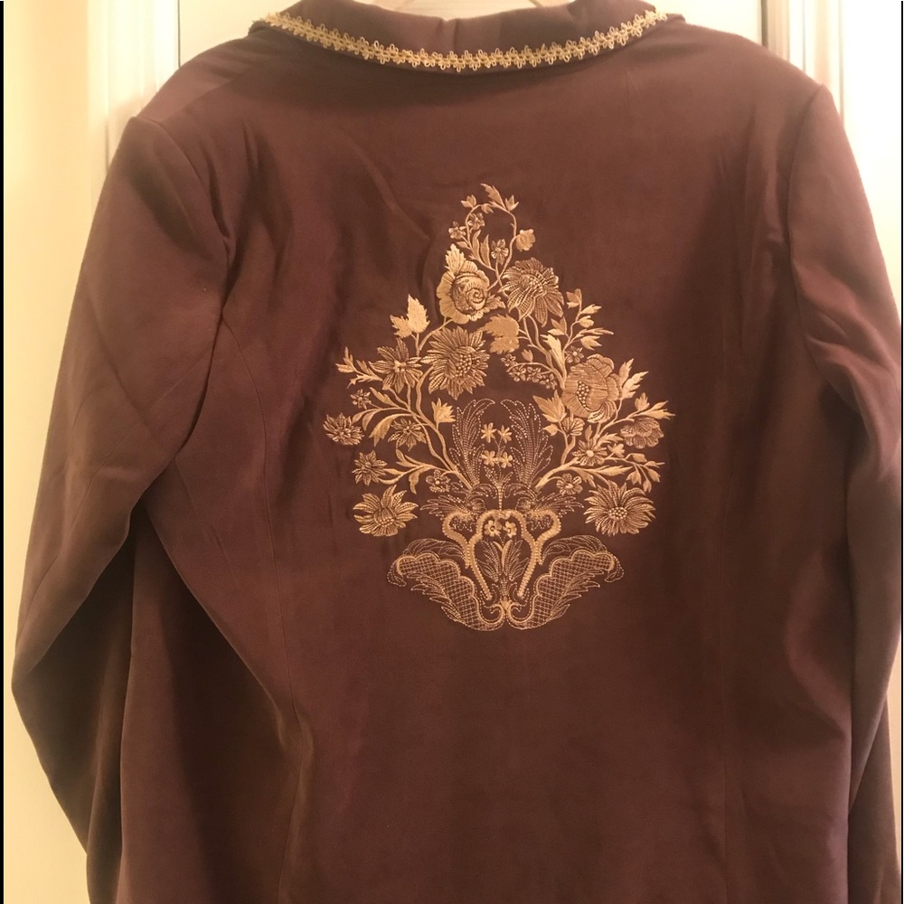 Susan Graver shirt and jacket set